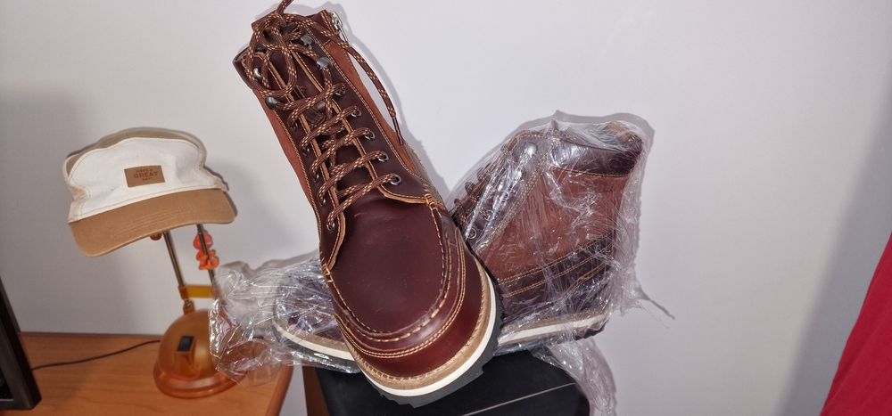 Ghete Clarks Durston HI Camel barbatesti noi
