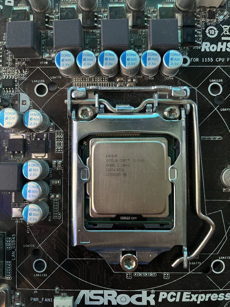 AsRock H61M-HVS + Intel i5 2400