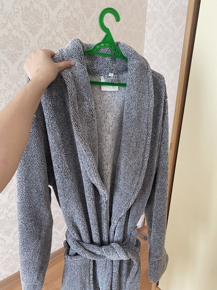 Мужской банный халат 50 размера, почти новый