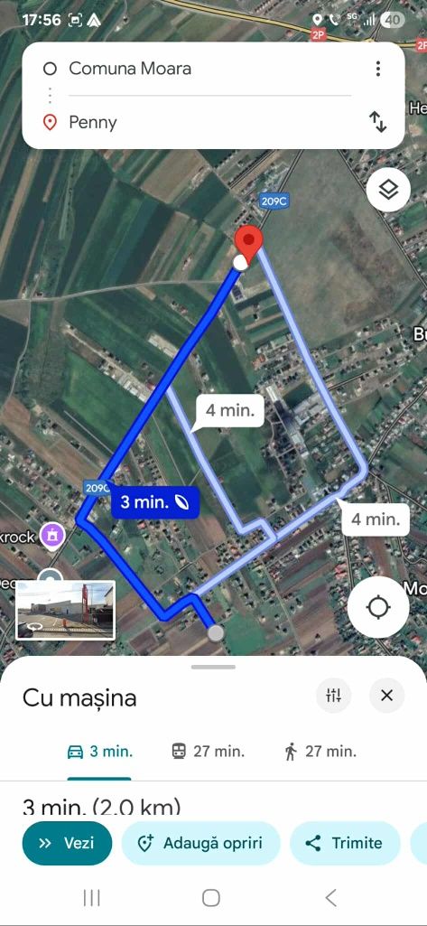 Teren de vânzare Moara Nică