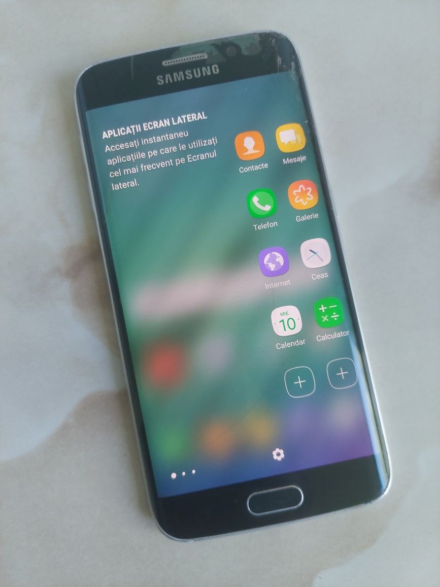 Vând Samsung Galaxy S6 Edge verde/indigo, fără probleme //poze reale