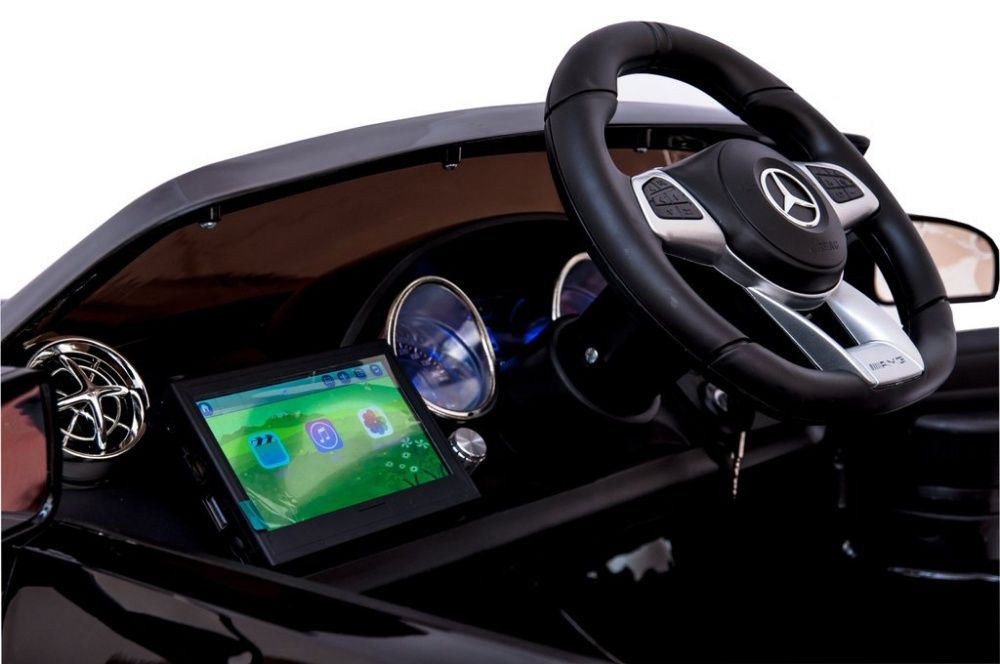 Акумулаторна кола Mercedes SL65 AMG 12V батерия,MP3, MP4, с меки гуми