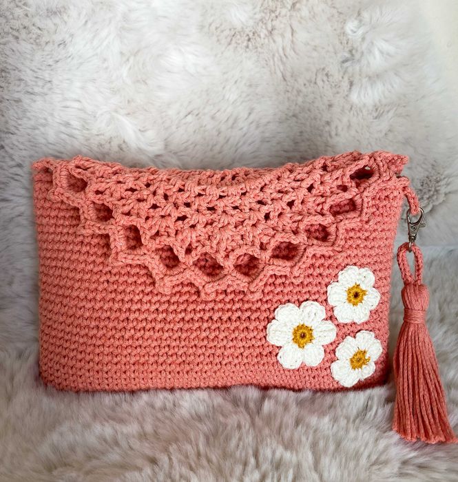 Ръчно плетена лятна дамска чанта от 100% Памук , от Германия