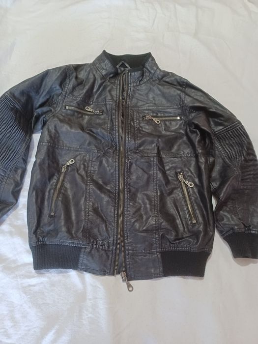 Geaca Piele ecologica unisex marca Charles Vögele mărimea 140.