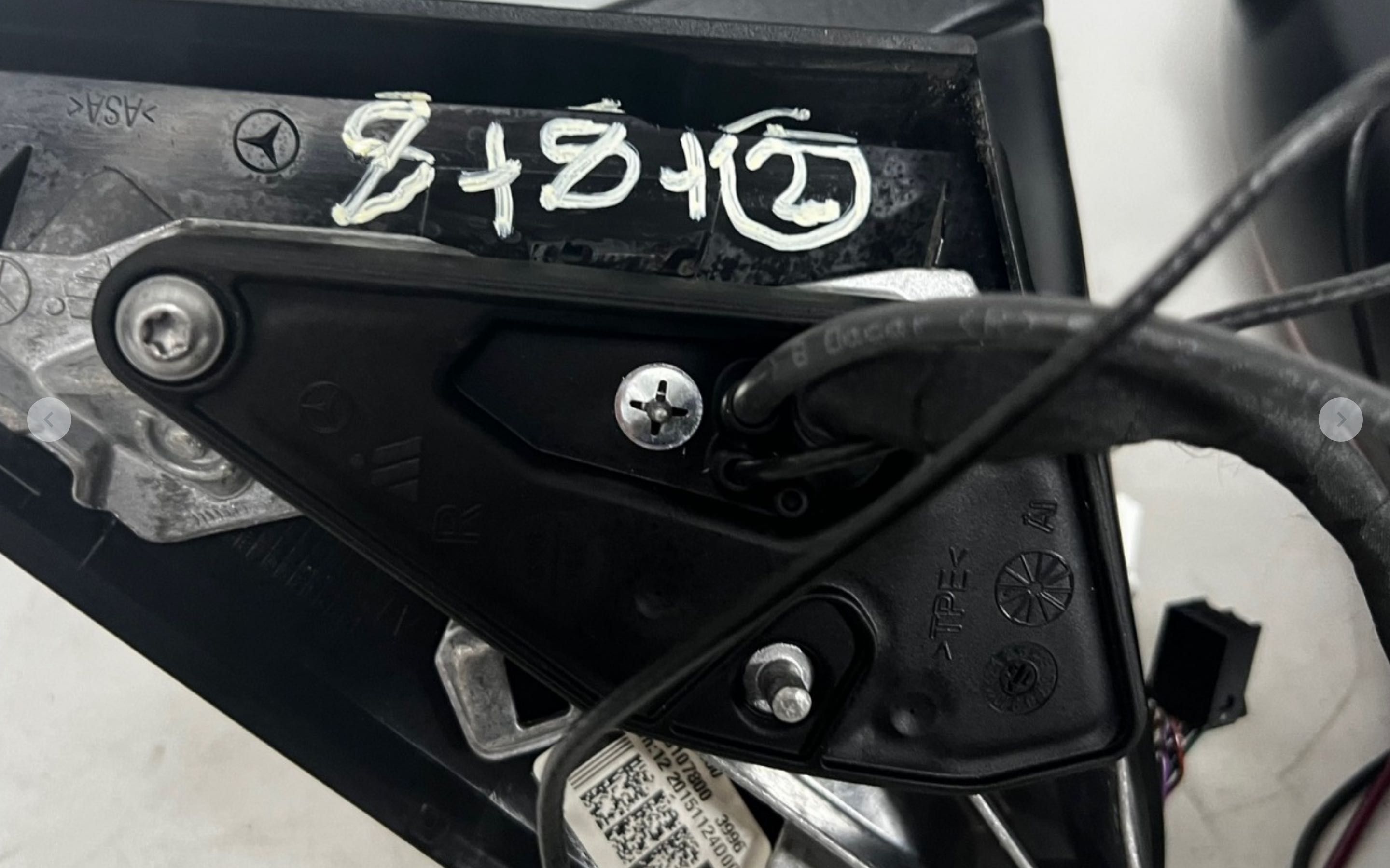 Oglindă pentru Mercedes GLC W253 Camera - side assist  16 pin 18 pin