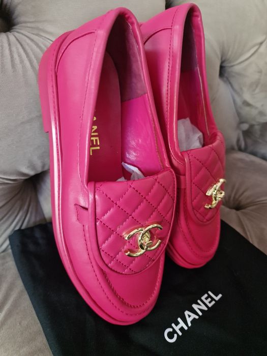 Pantofi piele naturala  chanel