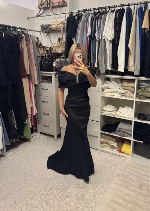 Rochie superba de gala cu strasuri