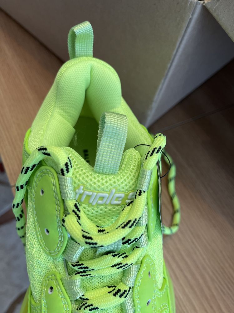 Balenciaga Triple S Originali Autentici Farfetch Fluo Yellow