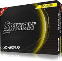 Топки за голф Srixon Z Star 8, Премиум голф аксесоари, 4х3 броя, жълти