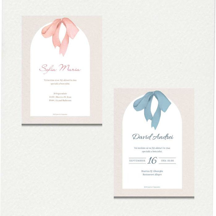 Invitații digitale botez – 40 lei