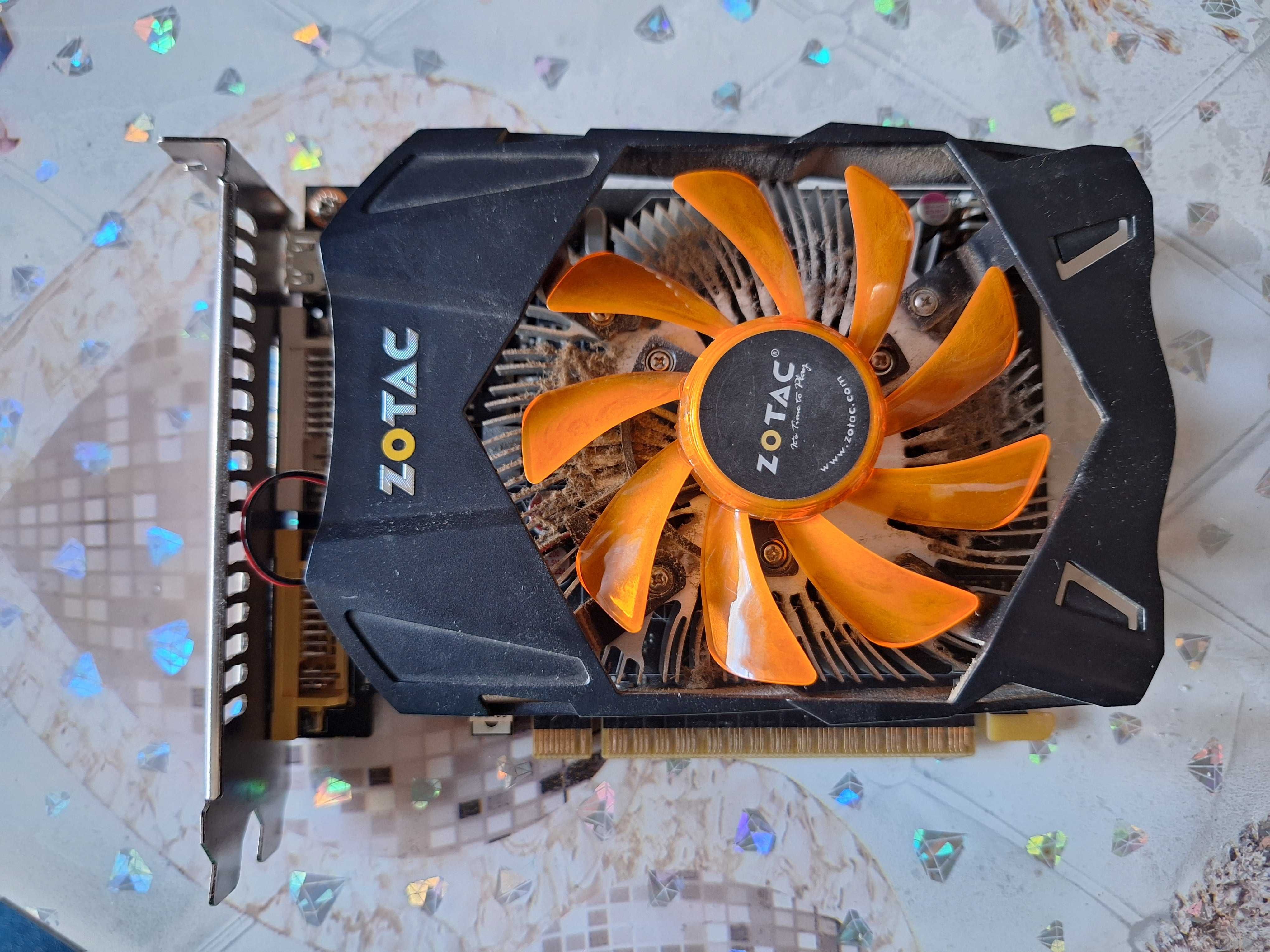 видеокарта Zotac GTX650  1 gb ddr5 128bit drx 11 среднее  игровой