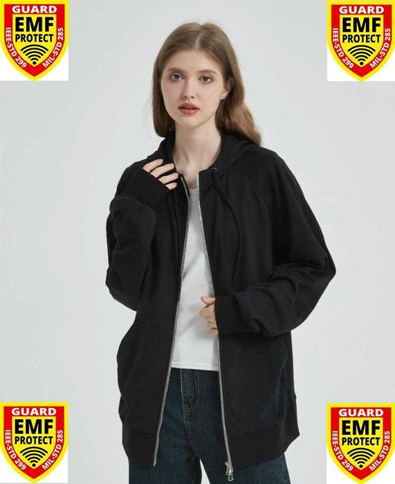 Екраниран Суичър от Сребърни Нишки Защита от Електромагнитно Излъчване