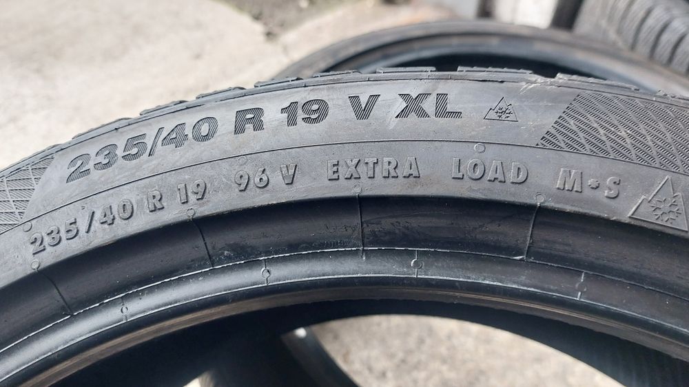 Зимни гуми 235/40/19 Continental WinterContact TS850p 2 броя