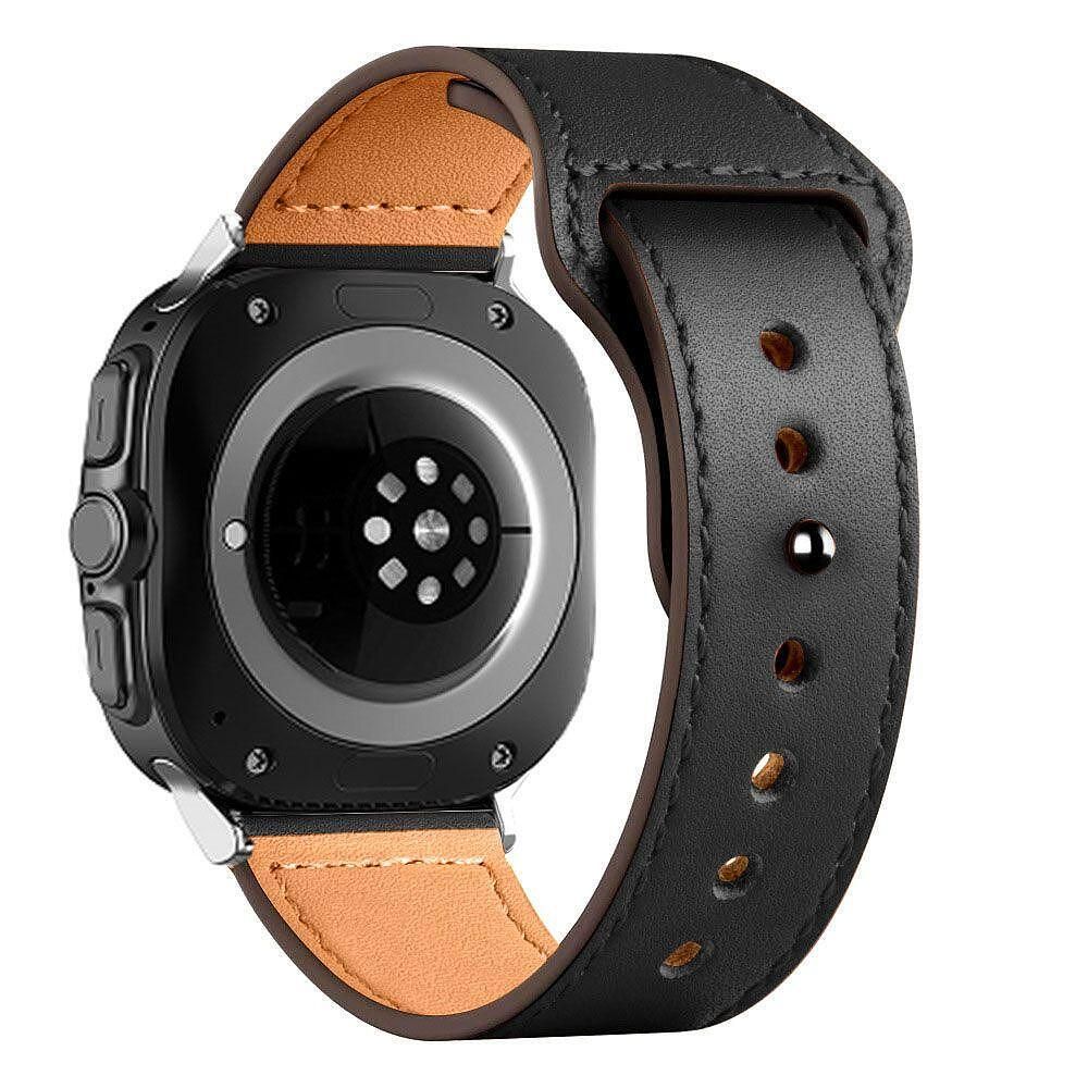 Каишка tech-protect leatherfit samsung galaxy watch ultra (47 mm) blac