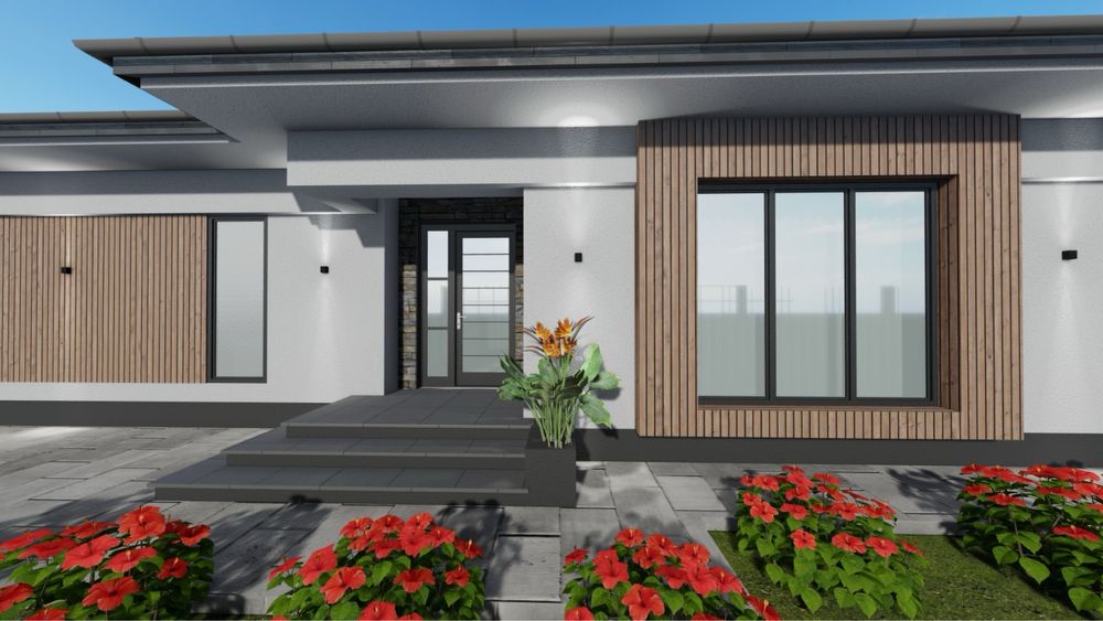 Casa parter la rosu , Satu Nou de Jos