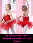 Costum gimnastica balet dans 4-11 ani
