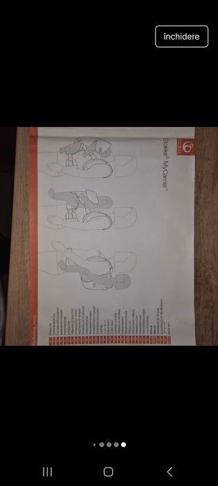 Marsupiu Stokke My Carrier 3in1