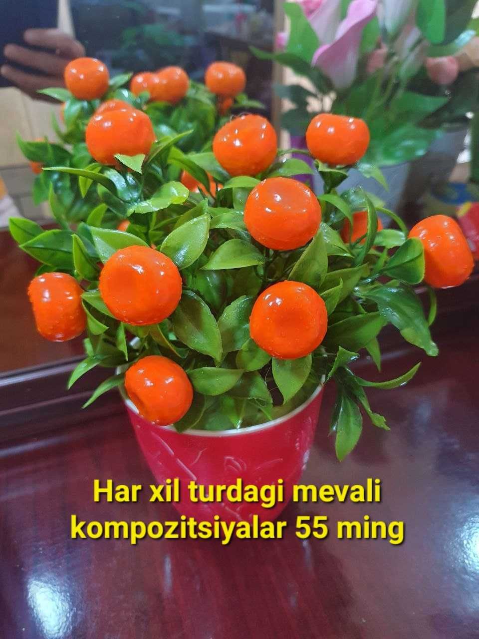 Suniy gullar va daraxtlar arzonlashtirib beriladi