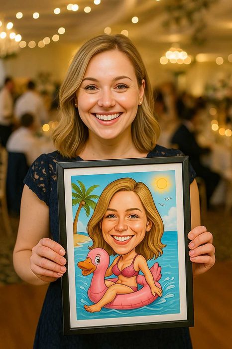 Cadouri Femei, Barbati, Tablouri Portrete Caricaturi Personalizate