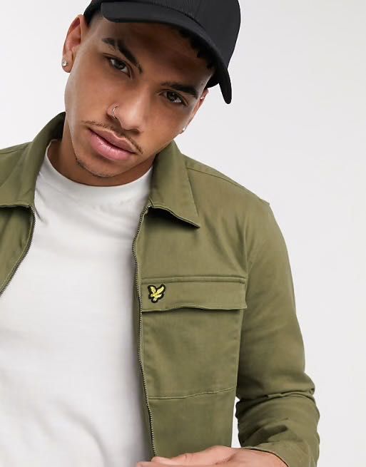 Мъжко яке-риза Lyle & Scott Cotton Twill Overshirt