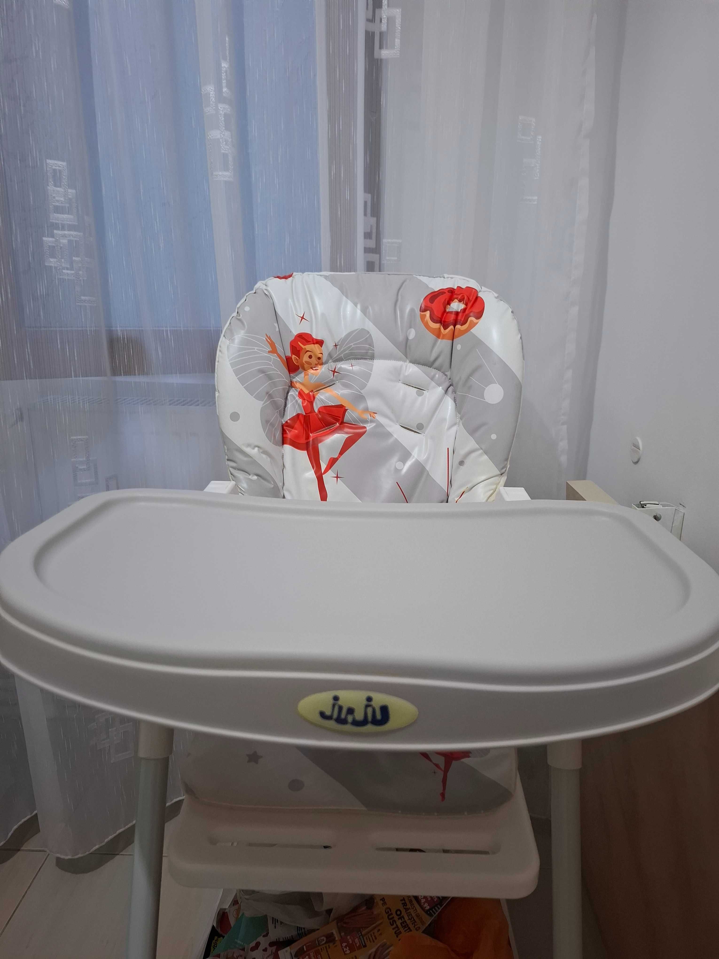 Scaun de masa pentru copii pliabil Juju Eat & Joy, 6 luni-3 ani