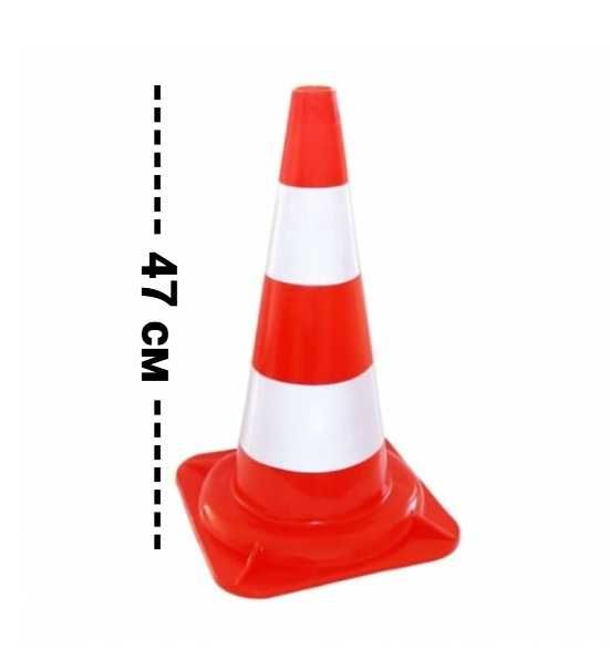 Светлоотразителен авариен конус 47 см.