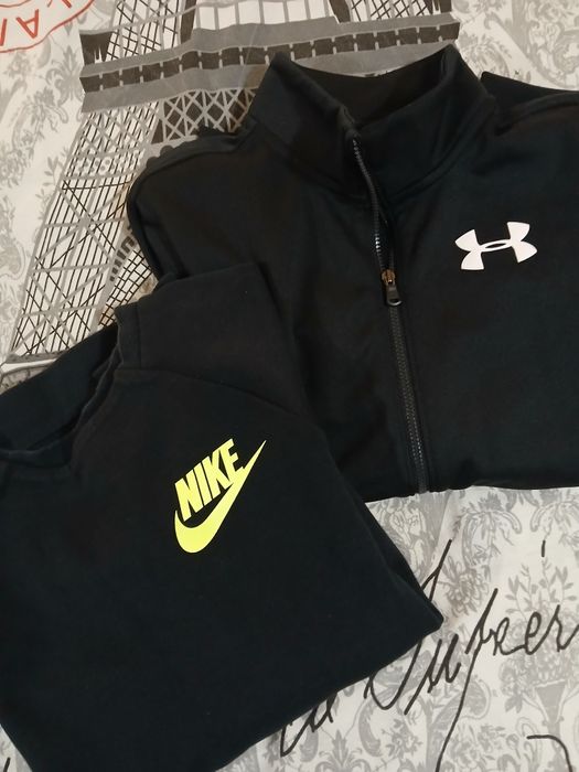 Nike dri fit спортна блуза,суитчъри Nike и  Under Armor.