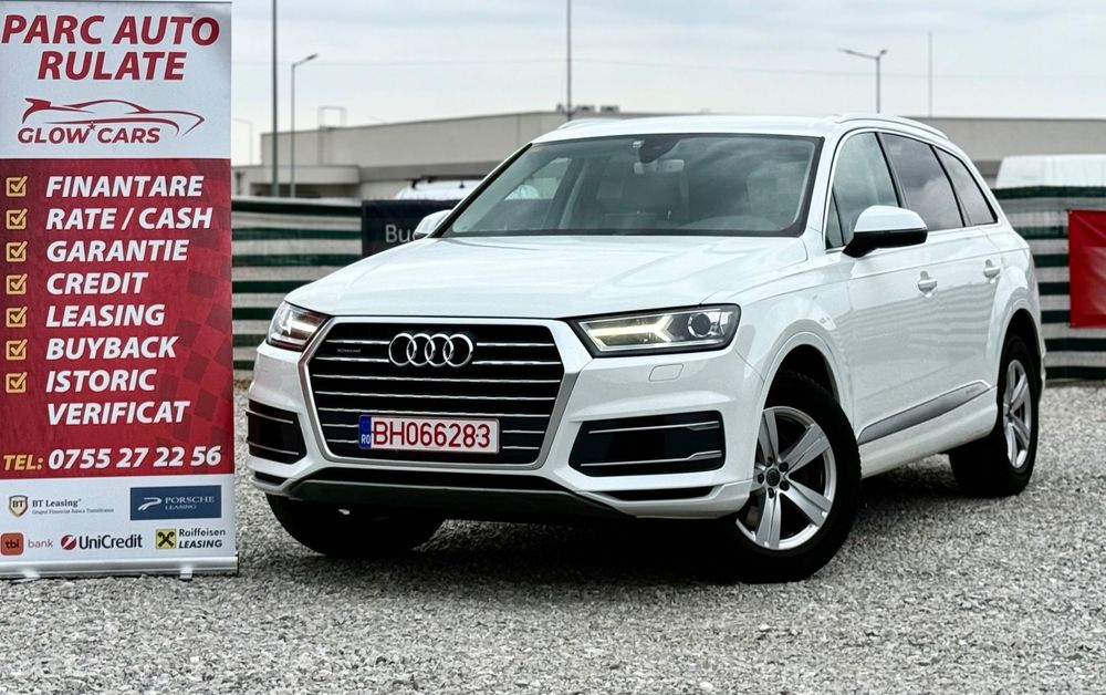 Audi Q7 Garantie 1 an!ALB interiorCrem TVA deduct!!posib finantare/credit/rate