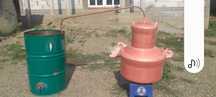 Vând un cazan de țuică din cupru alimentar capacitate de 140 litri cu