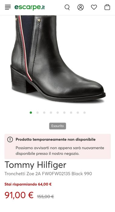 Боти Tommy HILFIGER. Номер 36