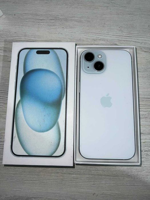 iPhone 15 128 GB 84%(655 sikl) blue
