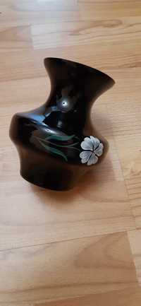 Рисувана стъклена ваза