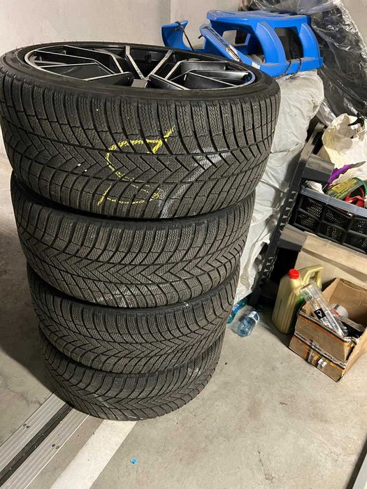 Jante 21 Audi A8 Q7 Q8 etc +Anvelope iarna 275/35/21 folosite 1 sezon