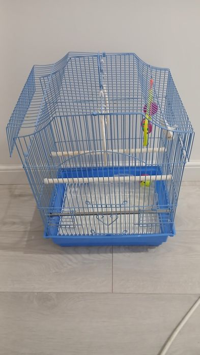 Vand cusca / colivie papagali cu accesorii