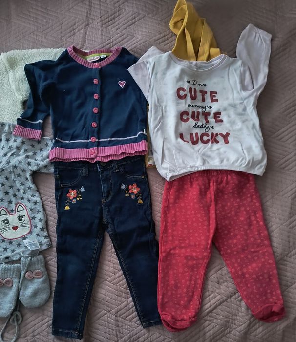 Lot haine fetiță 6-24 luni