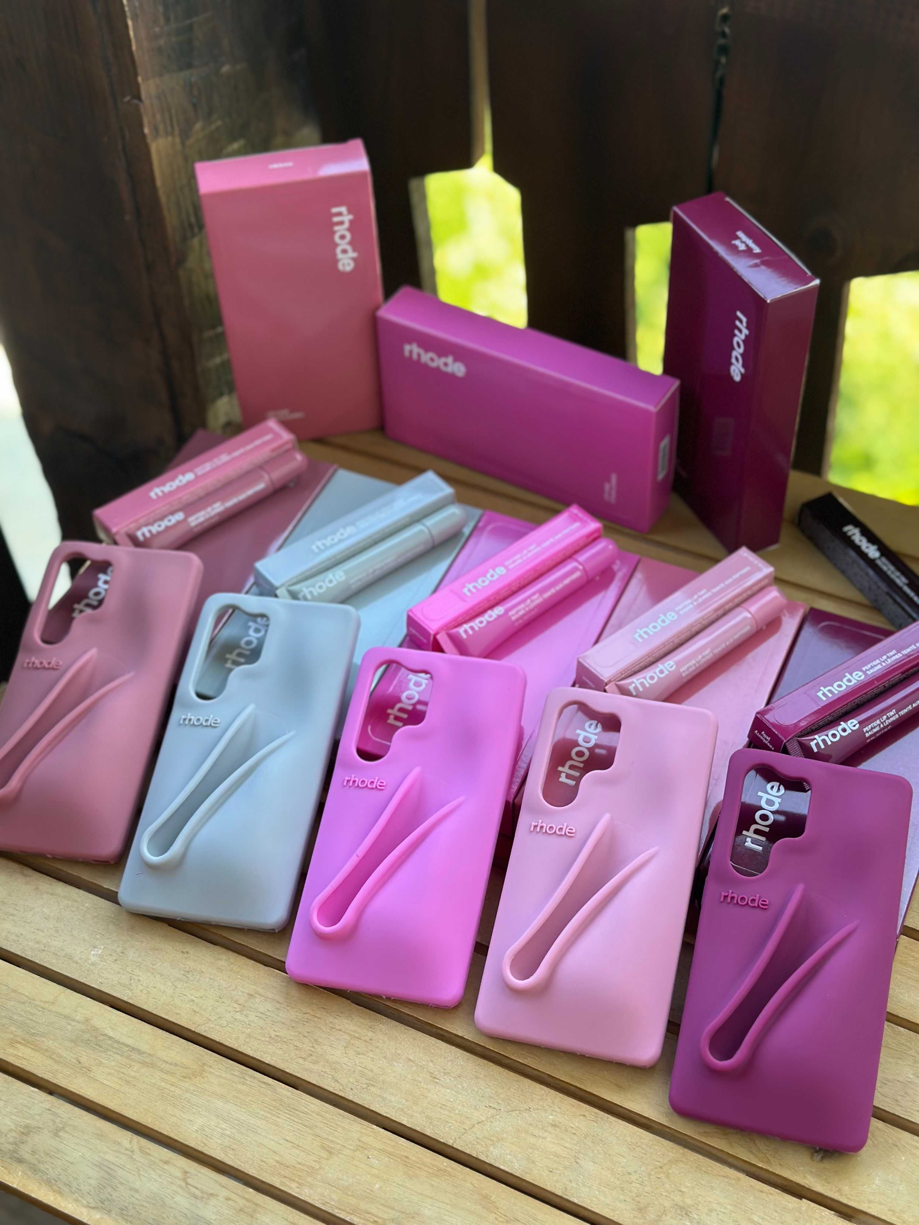Samsung S25 Ultra Rhode кейс + гланц Rhode case + lip gloss