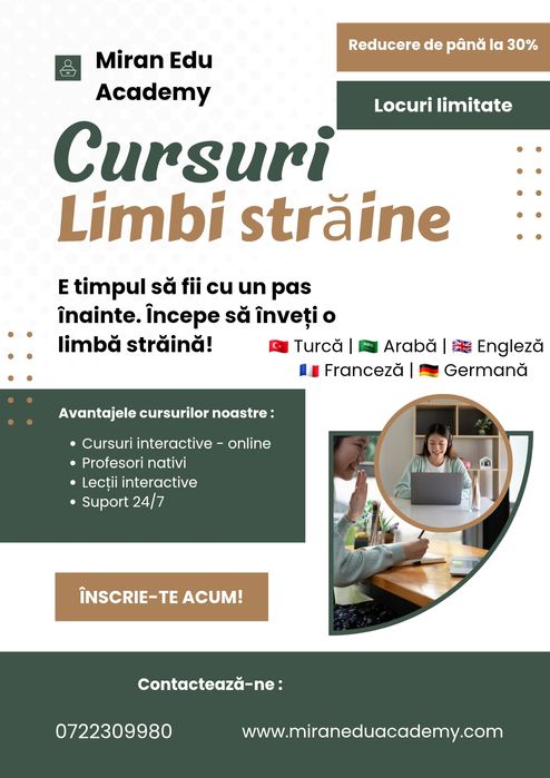Cursuri de limbi străine