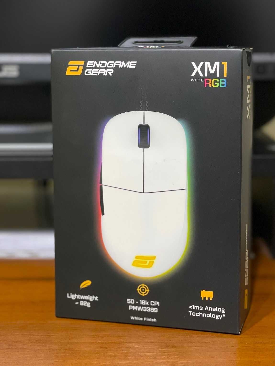 Нова геймърка мишка Endgame XM1 RGB (бяла), с 22м гаранция