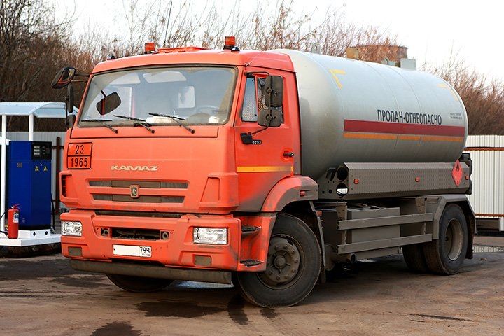 Заправка газгольдеров в Астане и пригород,доставка  сжиженного газа