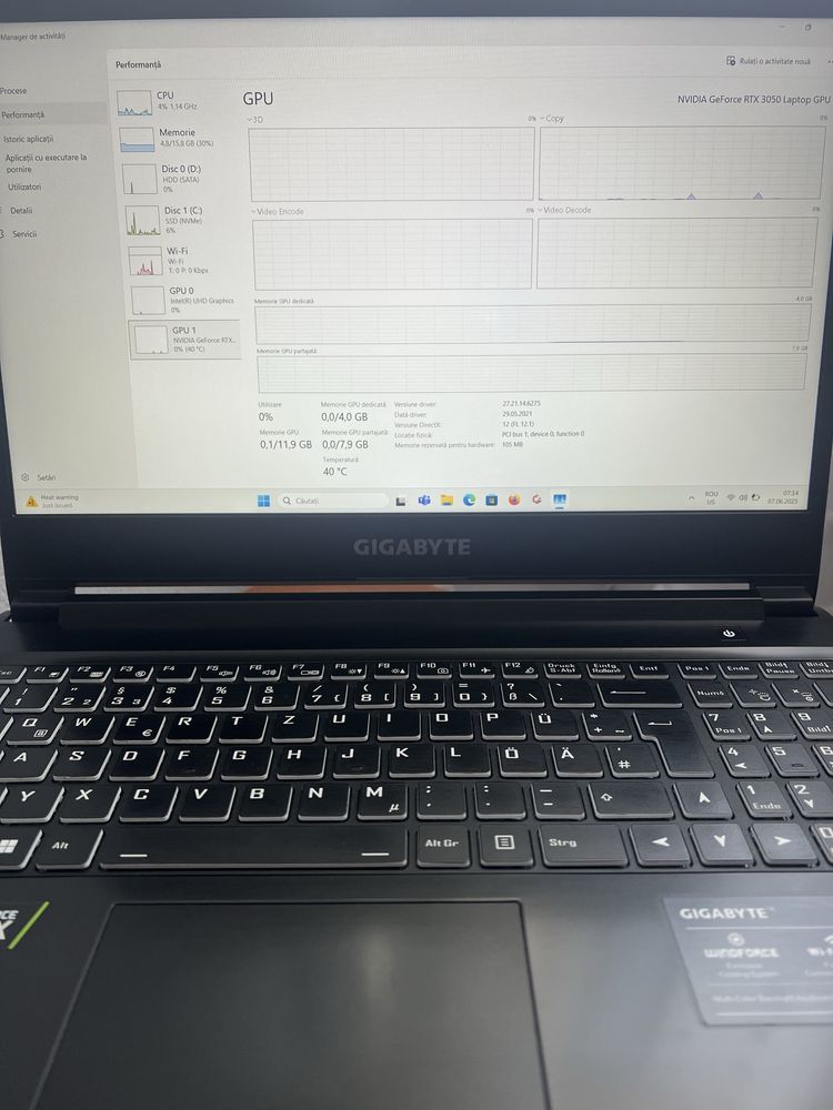 Laptop Gaming Gigabyte G5
