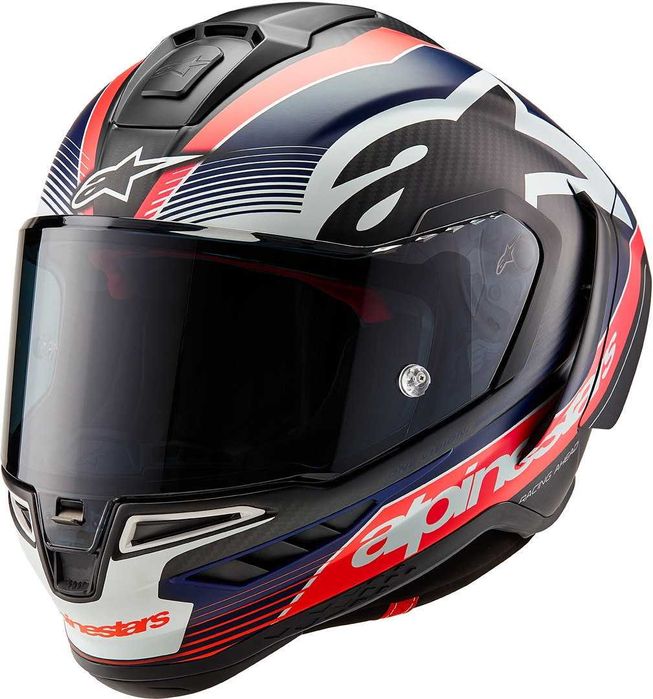 Каска ALPINESTARS Supertech R10 Blk/Wht/Red