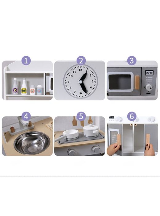 Bucatarie pentru copii, din lemn calitate superioara