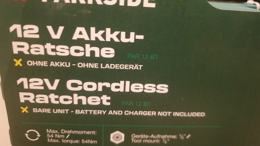 Cheie clichet parkside 12v