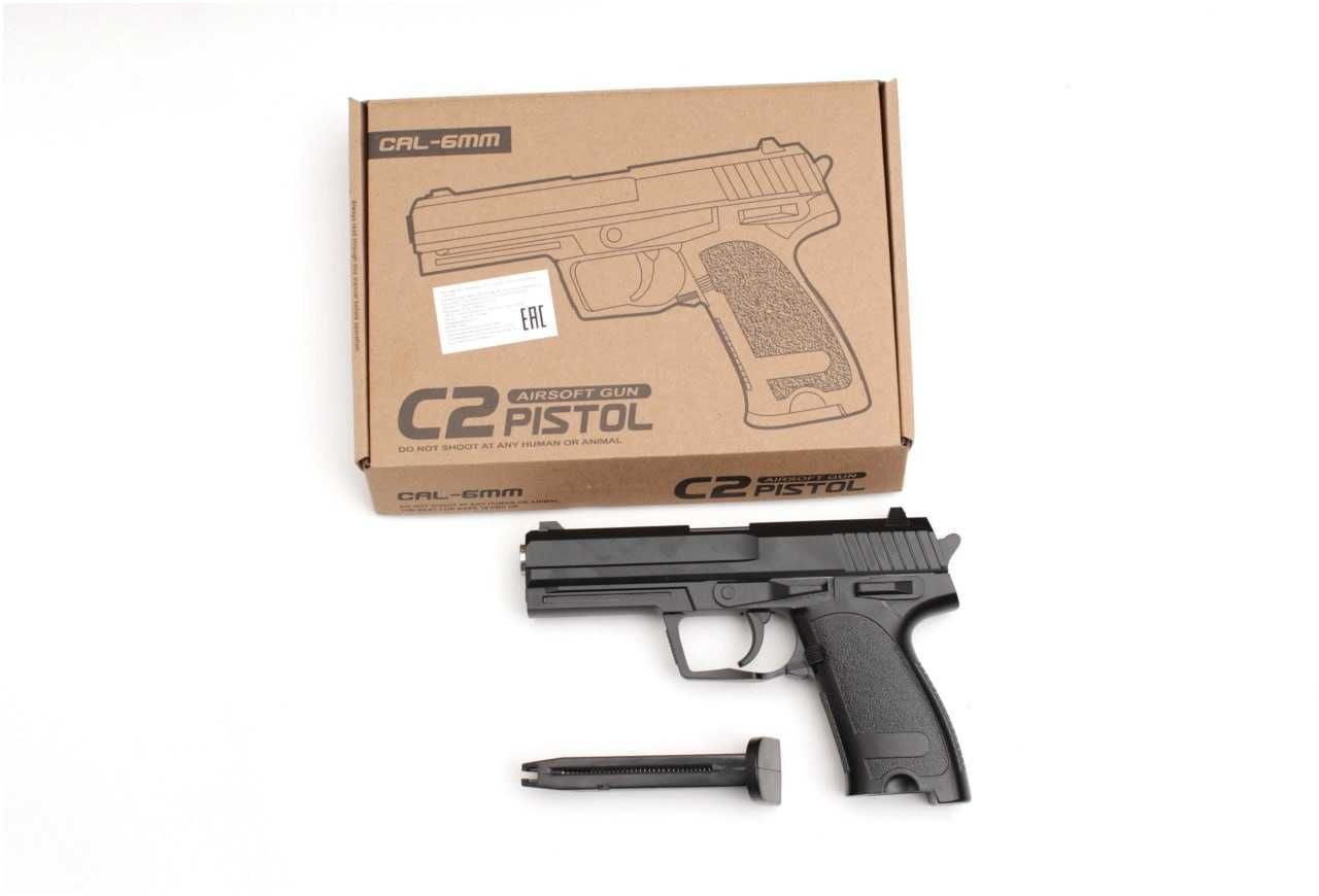 Игрушечный детский металлический пистолет Heckler and Koch USP
