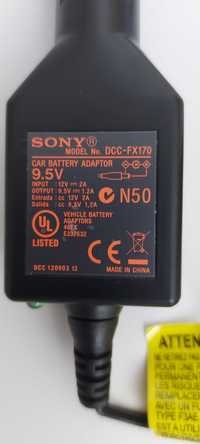 Автомобильное зарядное устройство Sony DCC-FX170 9.5V