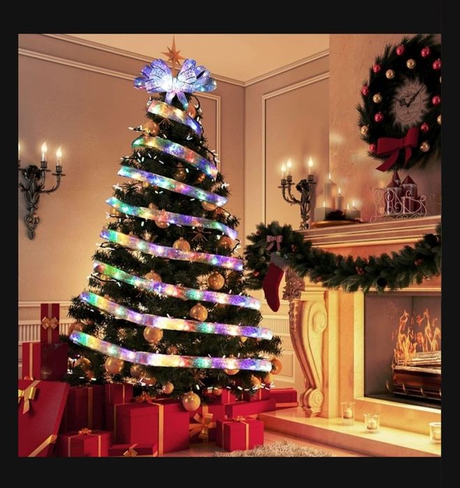 Светодиодная лента, гирлянда новогодняя