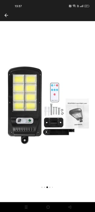 Lampa gradina , lampa Gradina Exterior cu senzor și încărcare solară