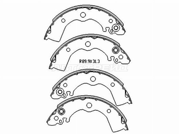 Колодки тормозные Nissan Sunny