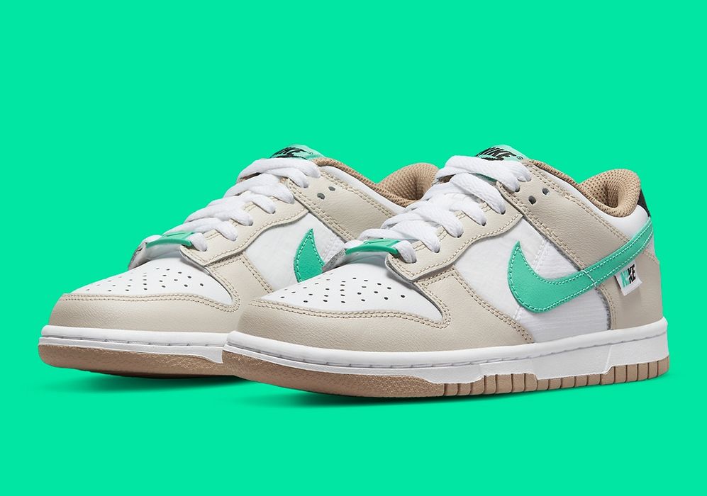 Nike dunk low "tan green" 39 originali noi