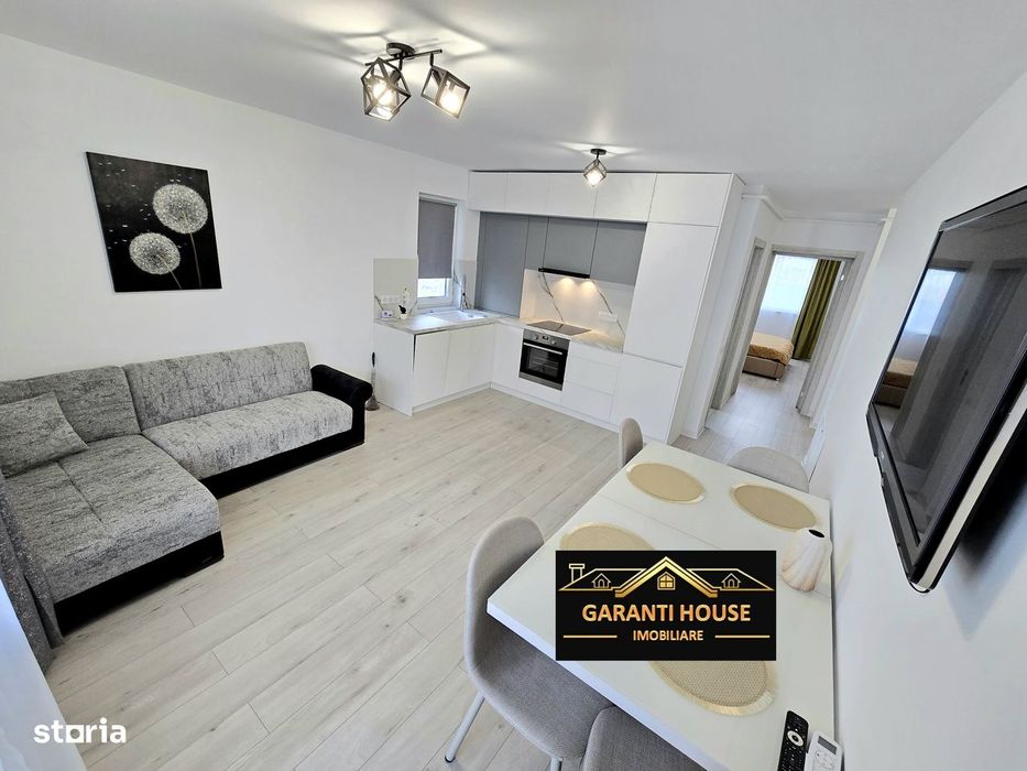 Bloc nou, apartament cu 3 camere, 2 parcari, mobilat, 470€/Luna